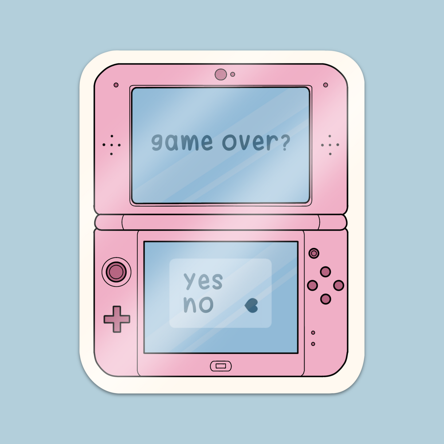 Pink DS Sticker