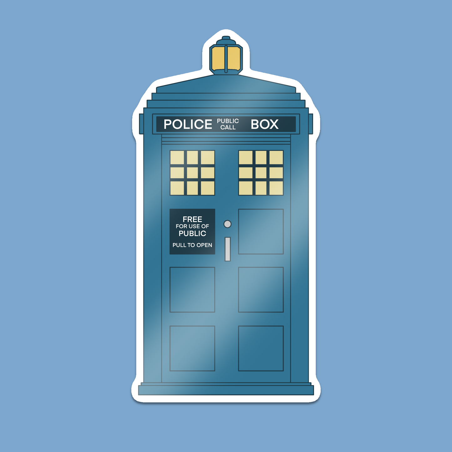 Tardis Sticker