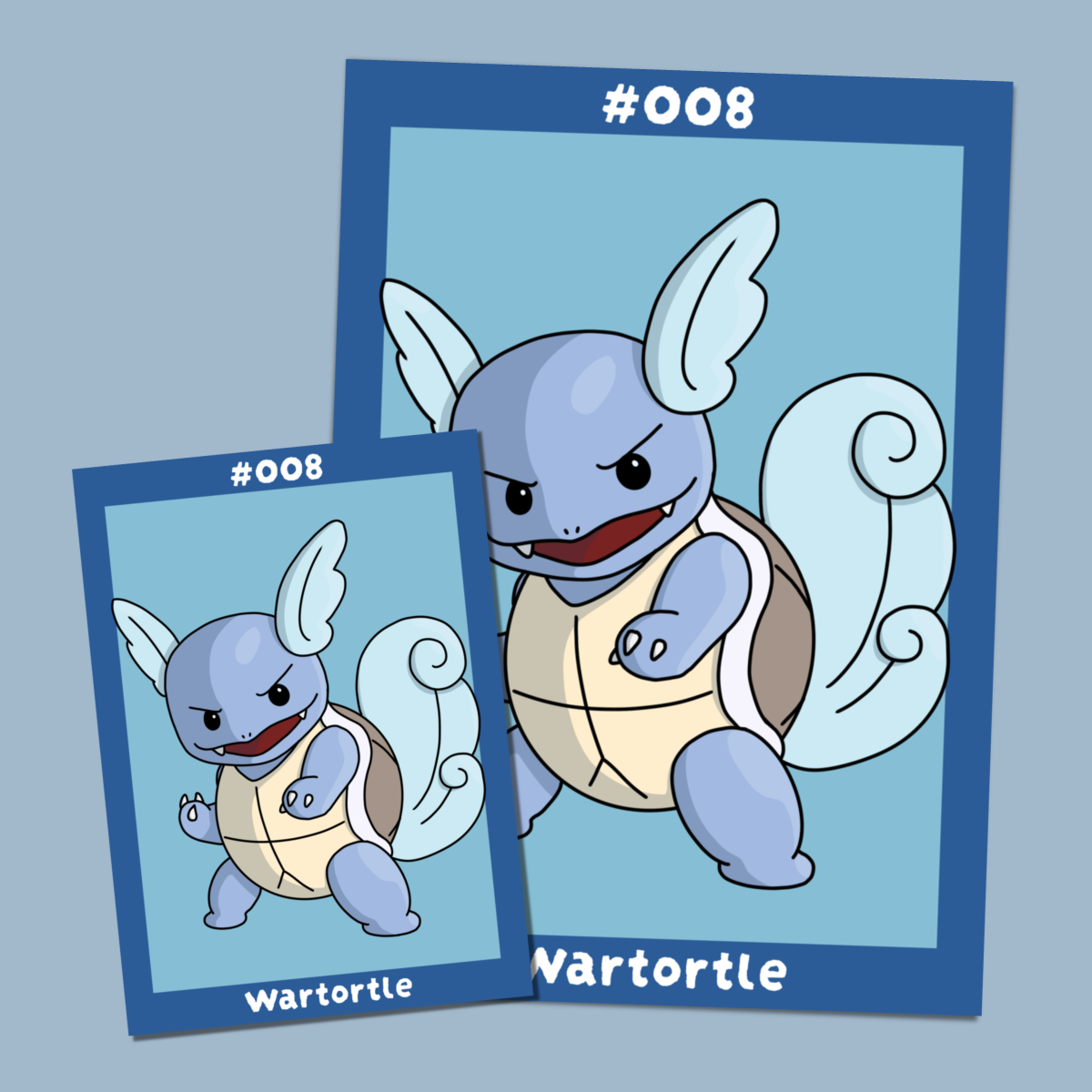 008 Wartortle PokePal Print