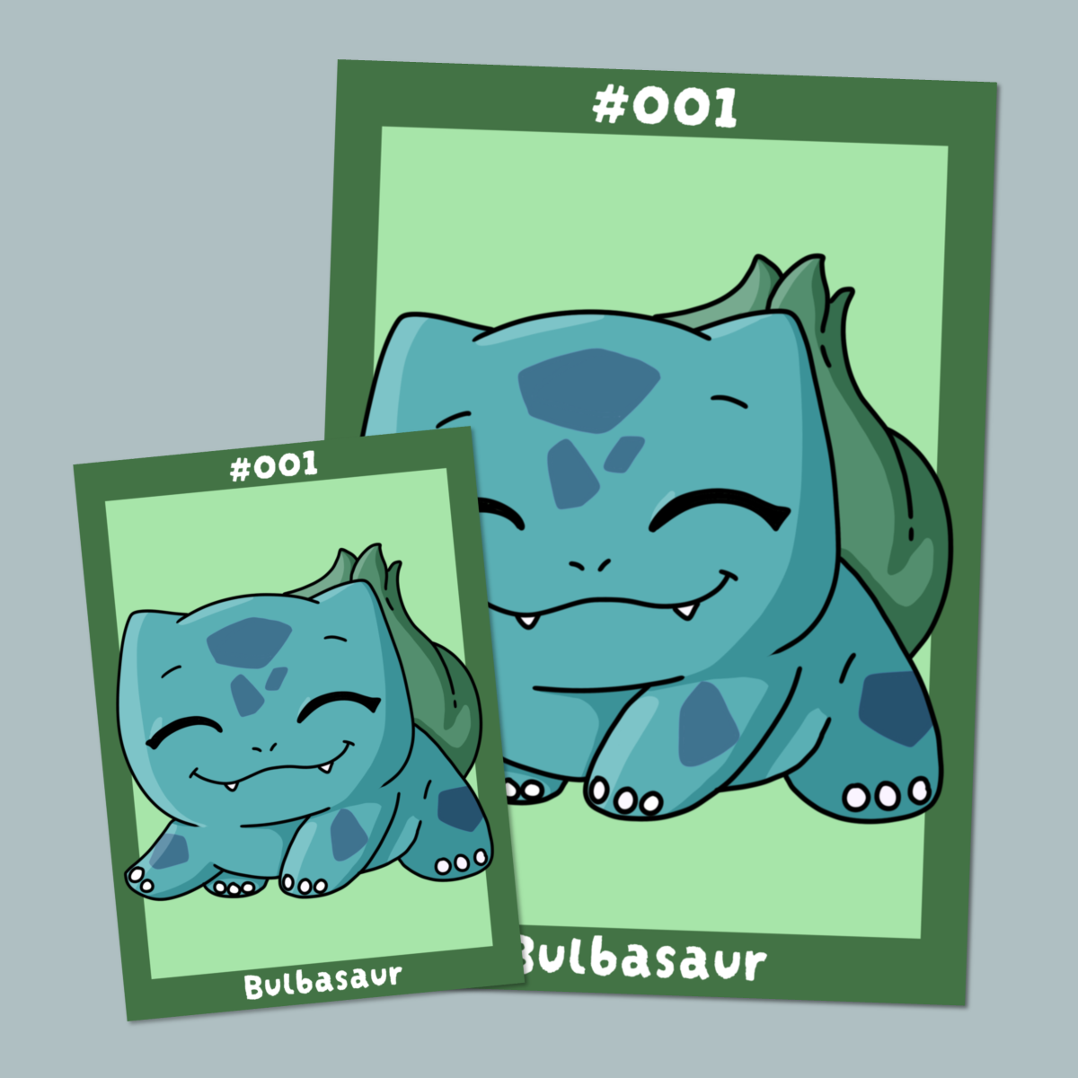 001 Bulbasaur PokePal Print