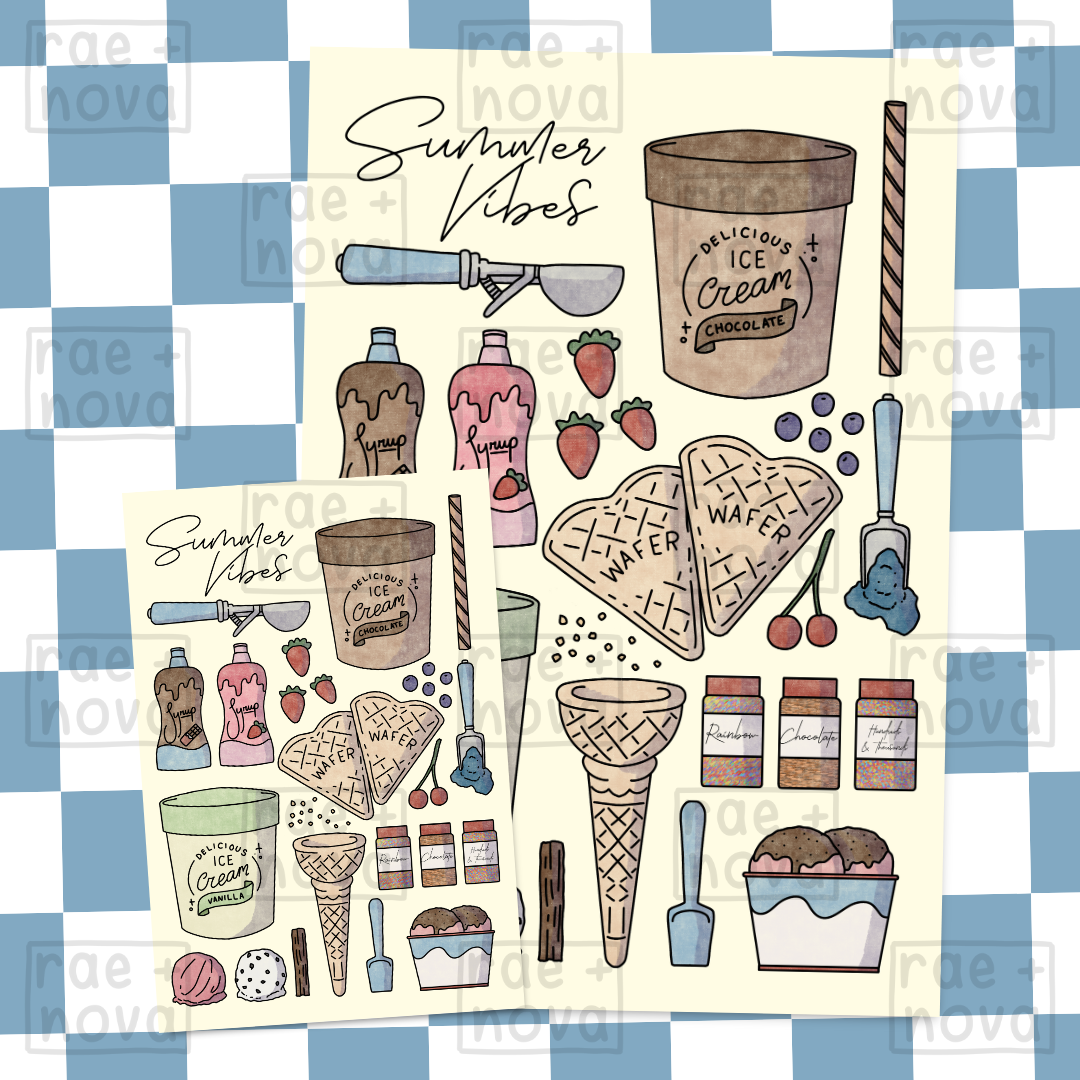 Ice-Cream Art Print