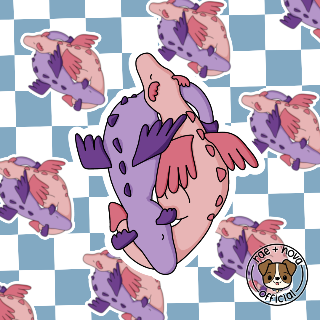 Cosy Dragons Sticker
