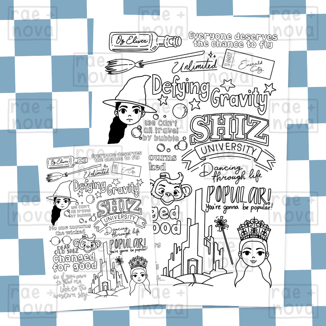 Wicked Doodle Print