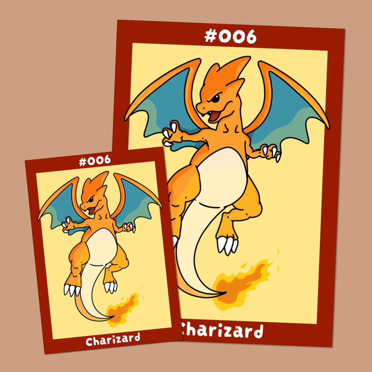 006 Charizard PokePal Print