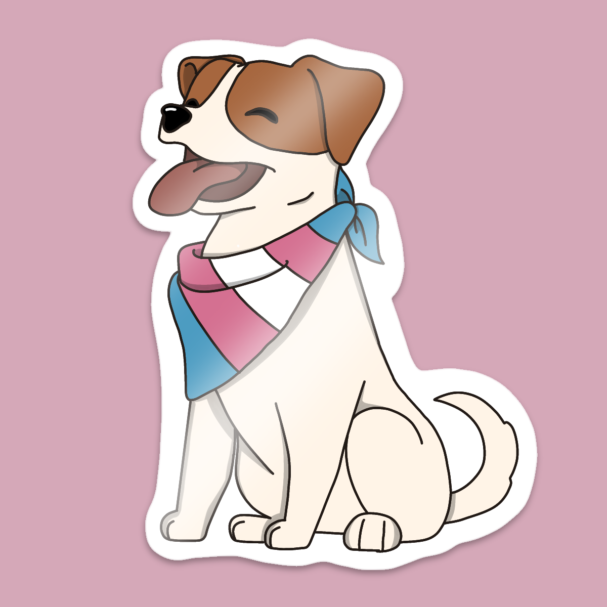 Trans Pride Pup