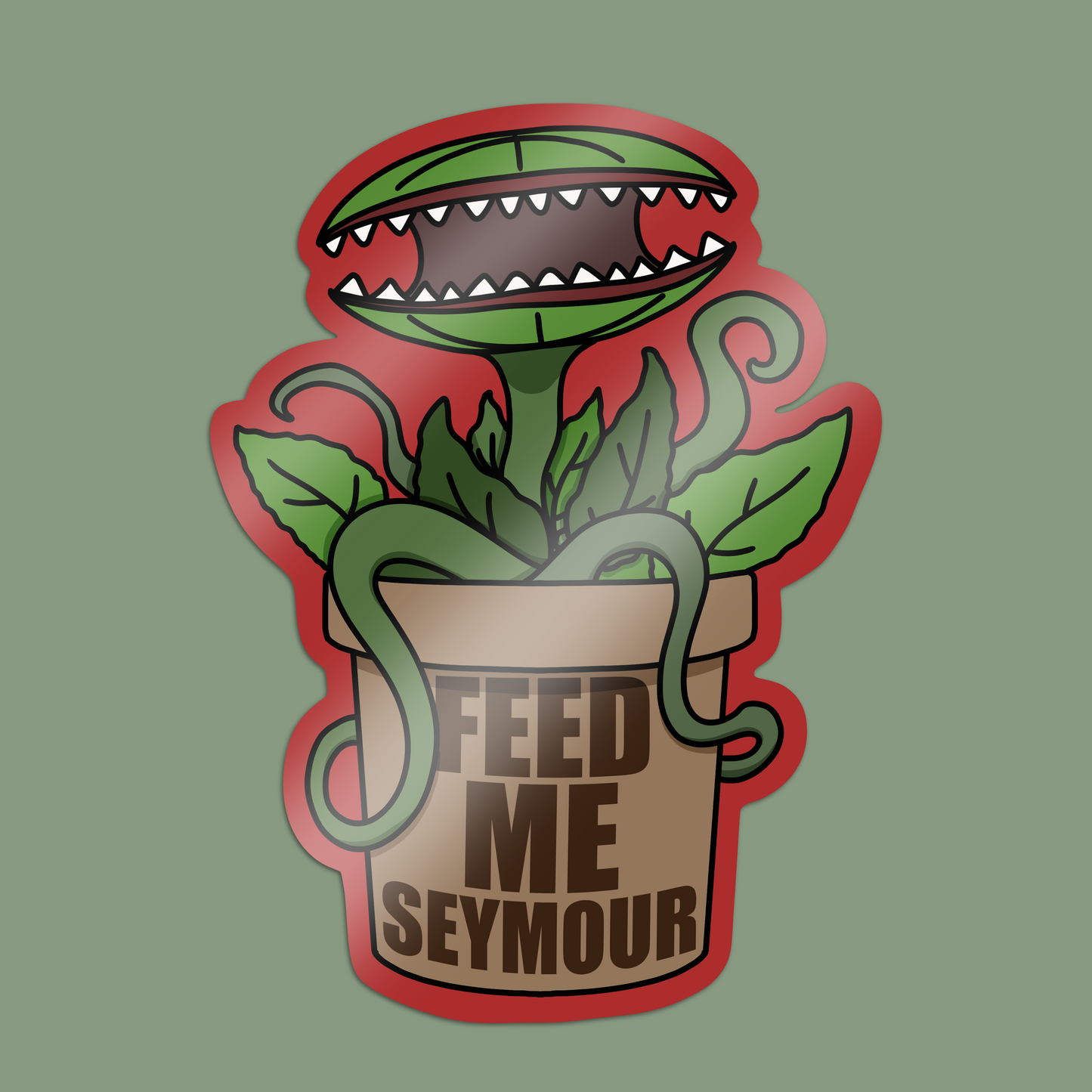Feed Me Seymour Sticker
