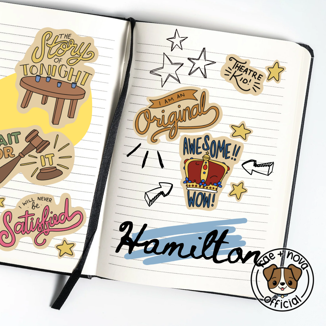 Hamilton Sticker Sheet