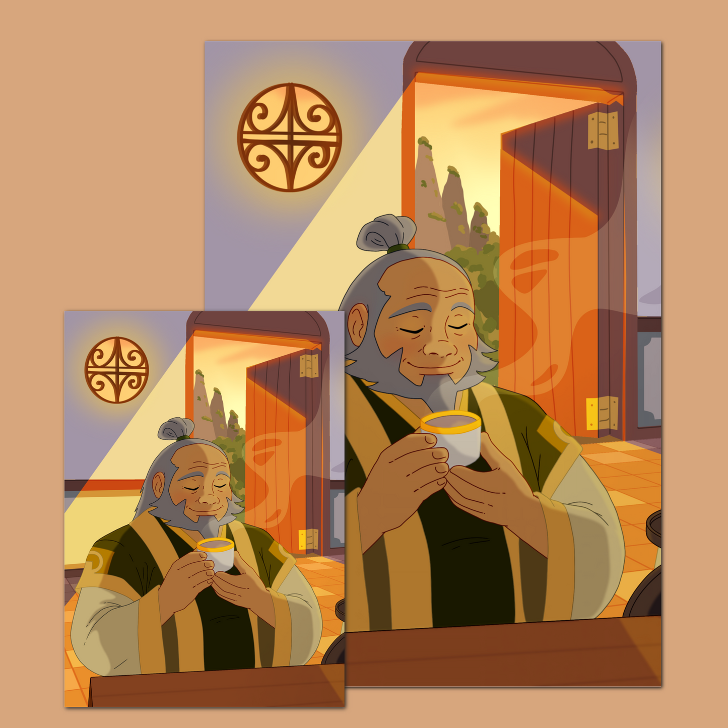 Uncle Iroh Art Print