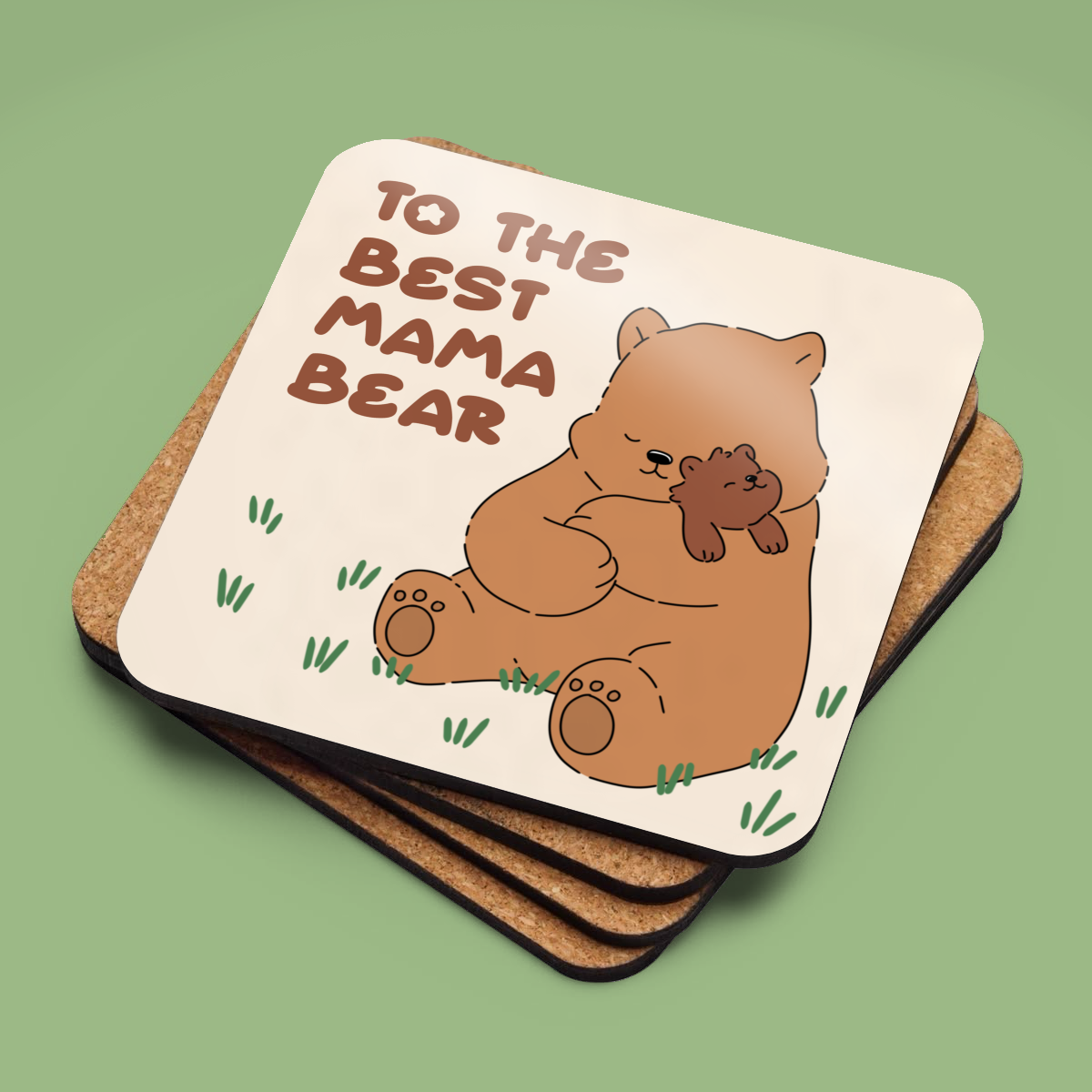 Mama Bear Coaster