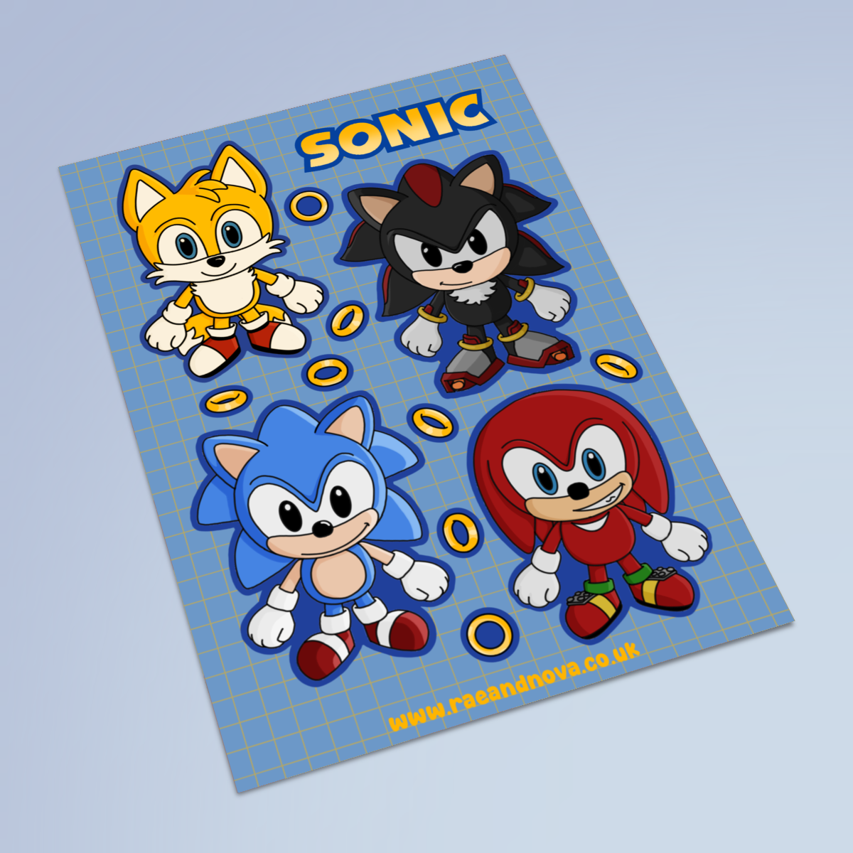 Sonic Sticker Sheet