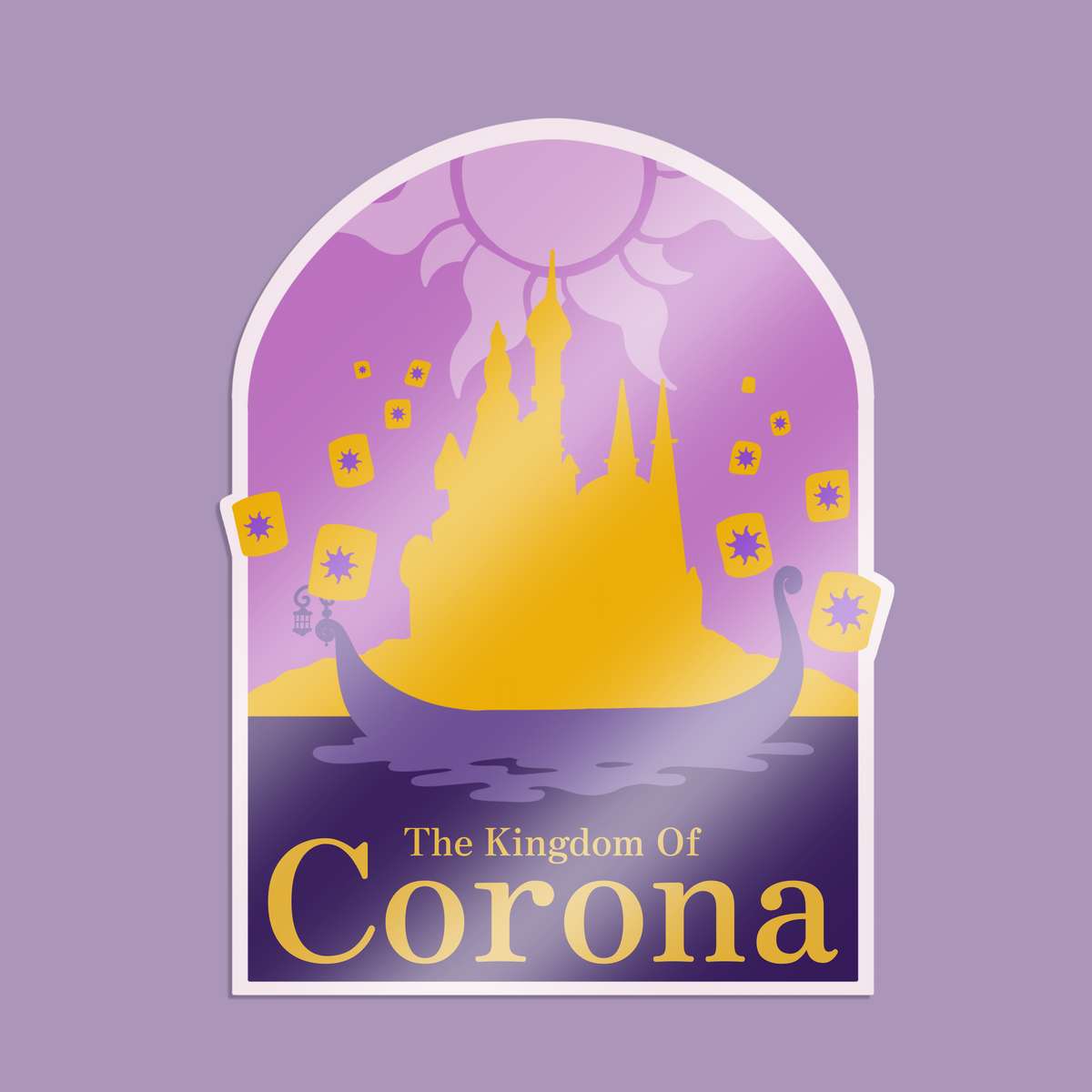 Kingdom of Corona Sticker