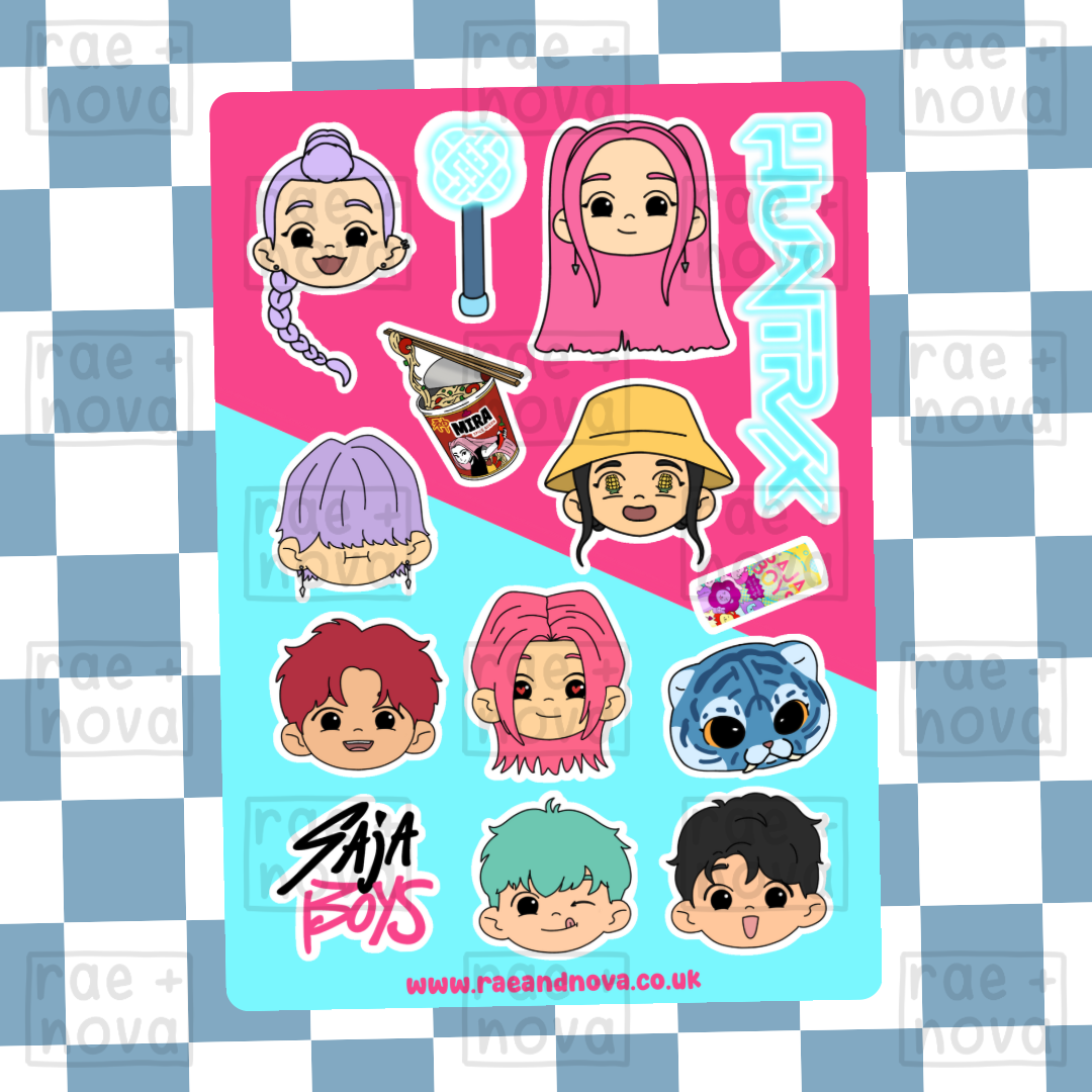 K-Pop Sticker Sheet