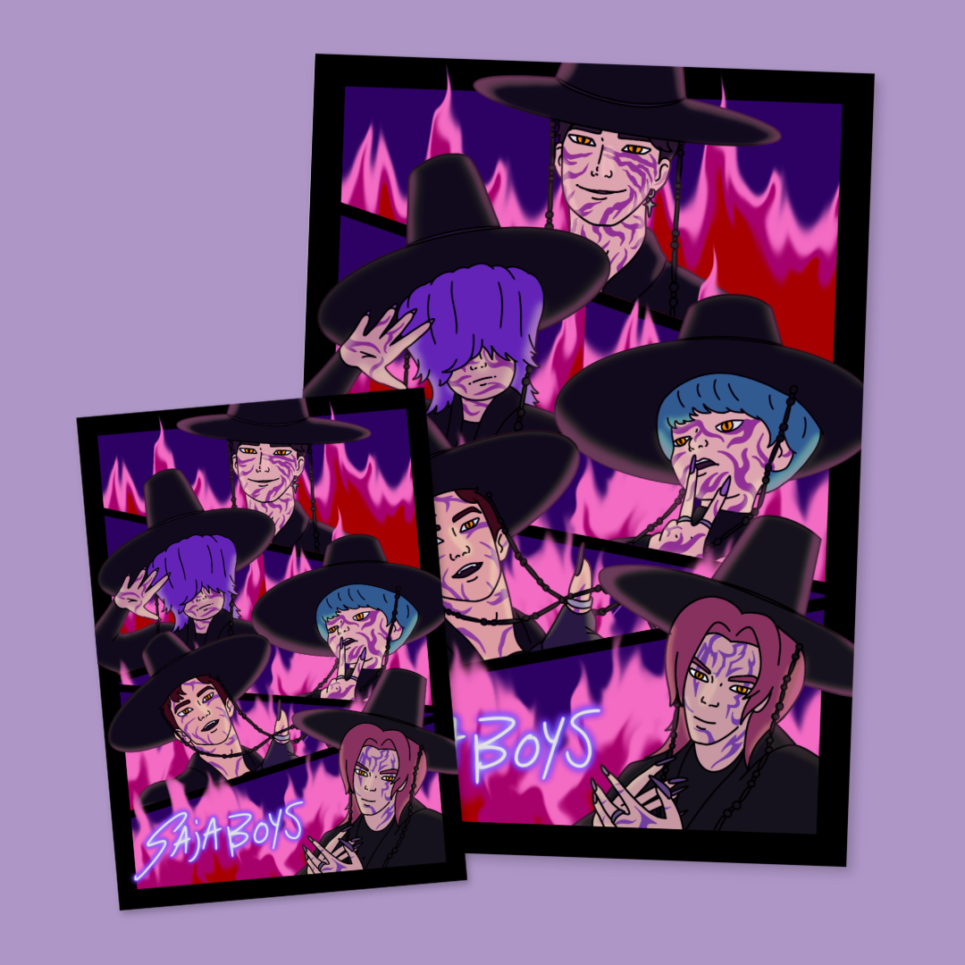 Saja Boys Your Idol Art Print