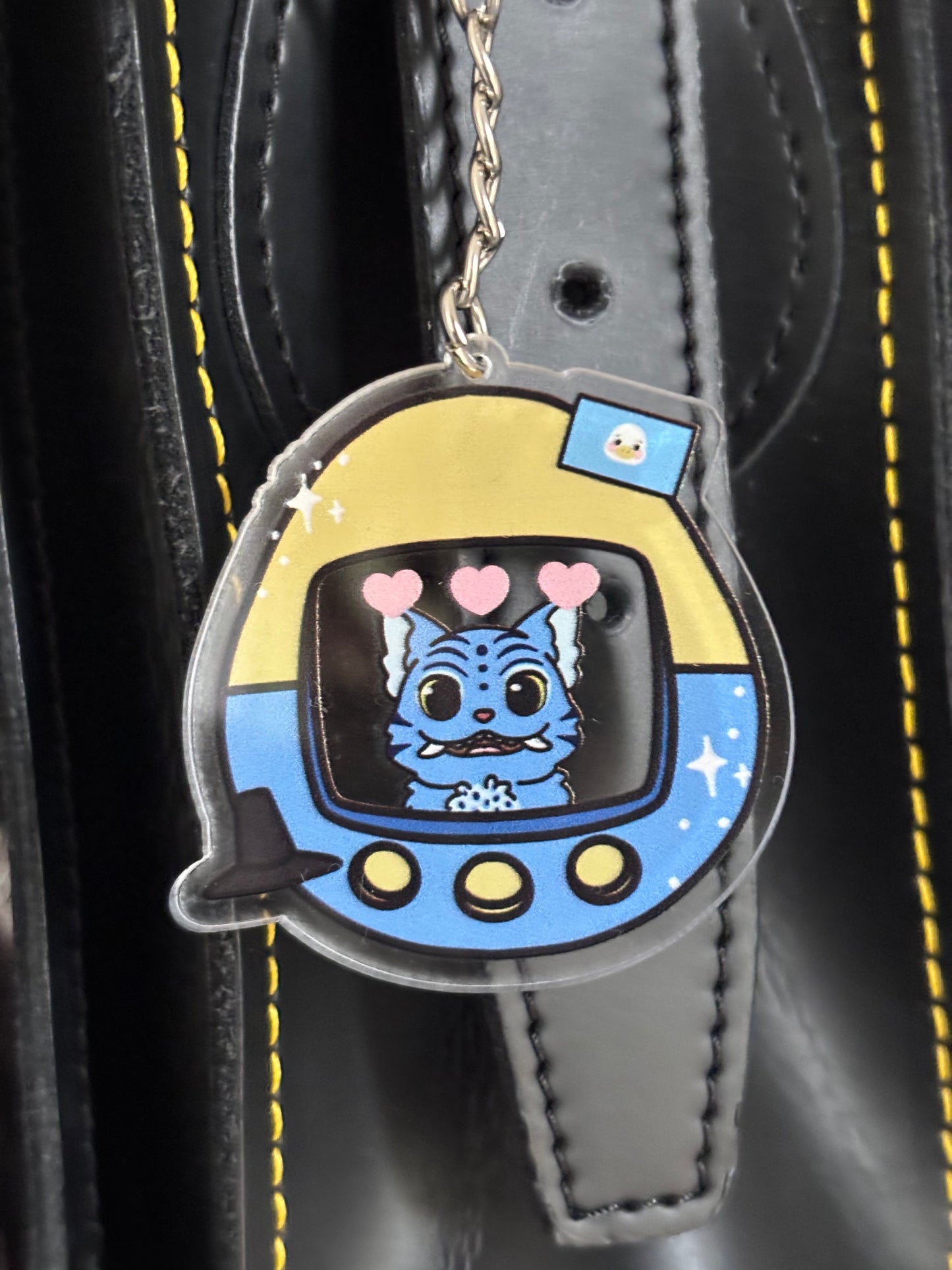 Acrylic Tamagotchi Keyring - Derpy