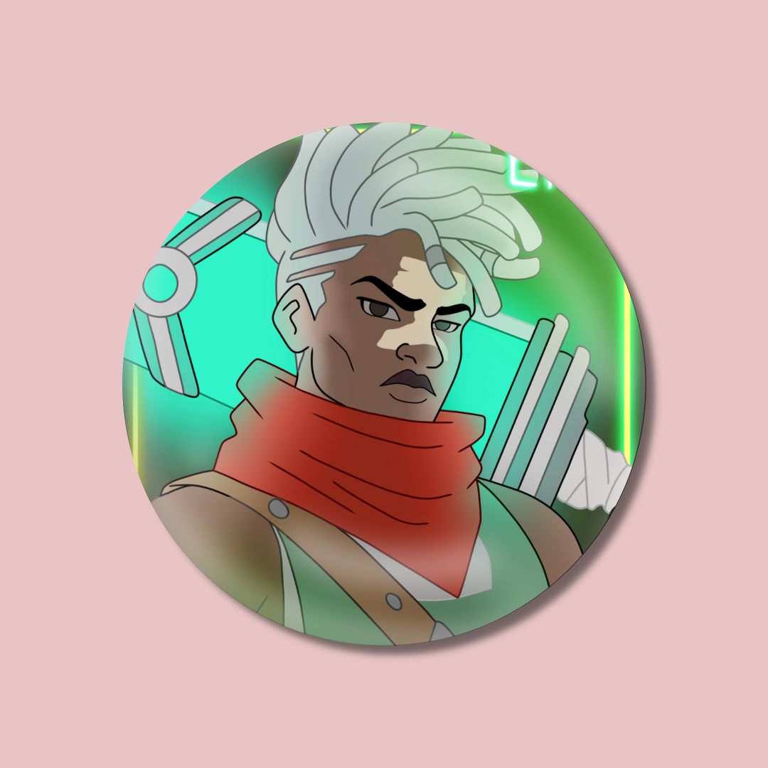 Arcane Ekko Pin Badge