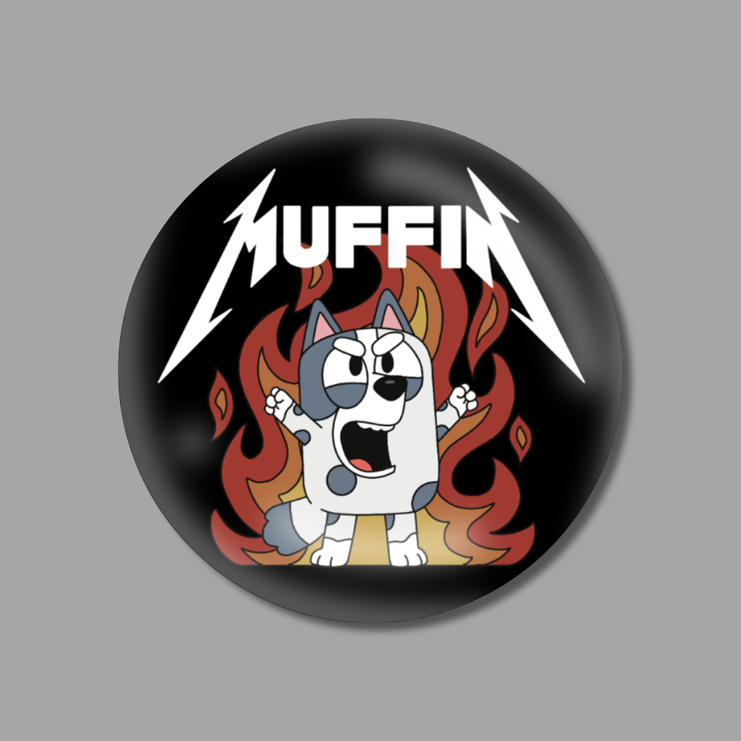 Metal Muffin Badge