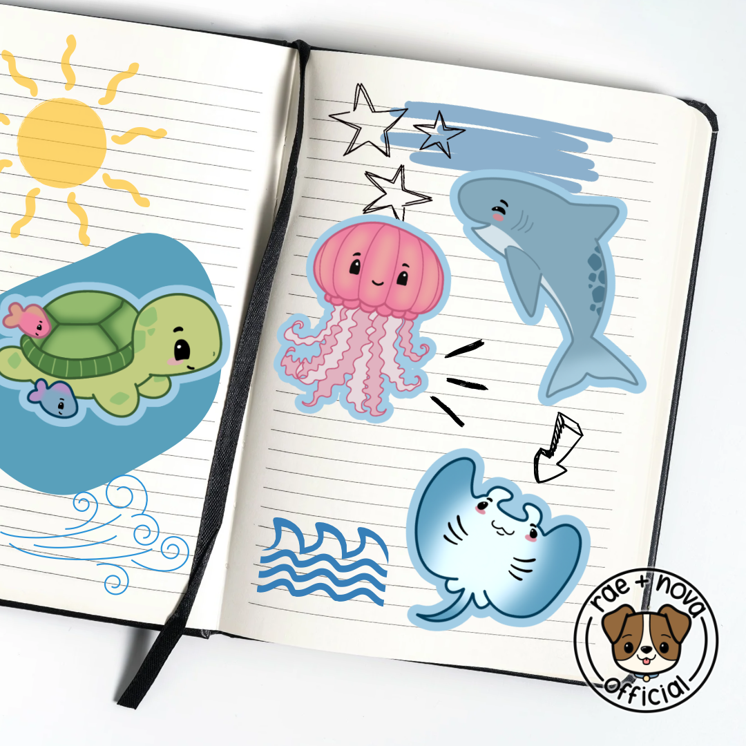 Ocean Friends Sticker Sheet