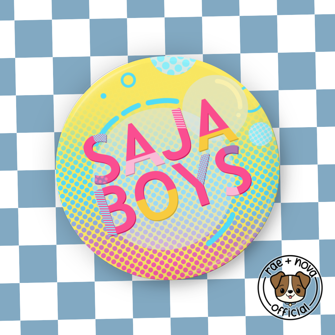 Saja Boys Badge Collection