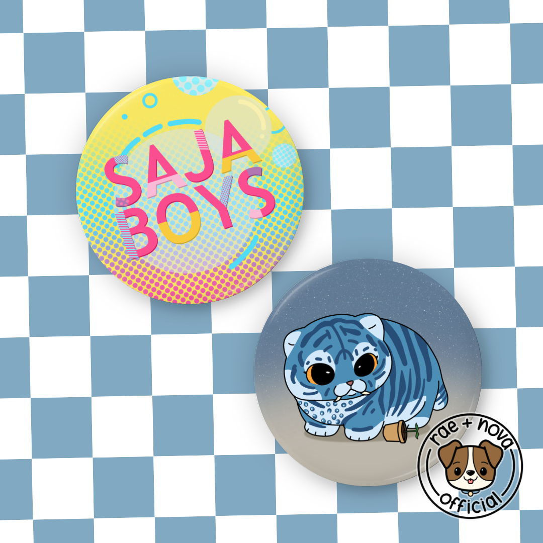 Saja Boys Badge Collection