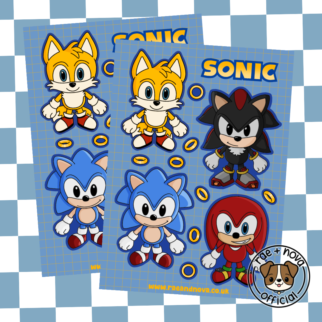 Sonic Sticker Sheet