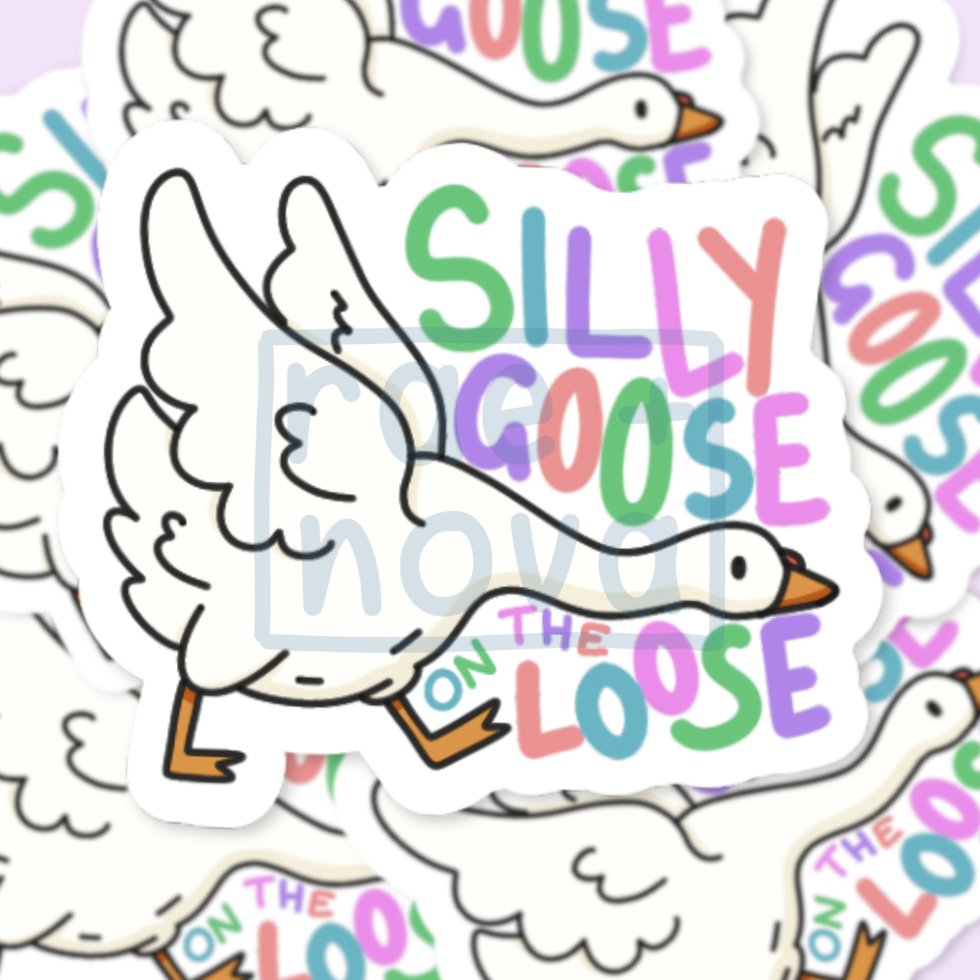 Silly Goose Sticker