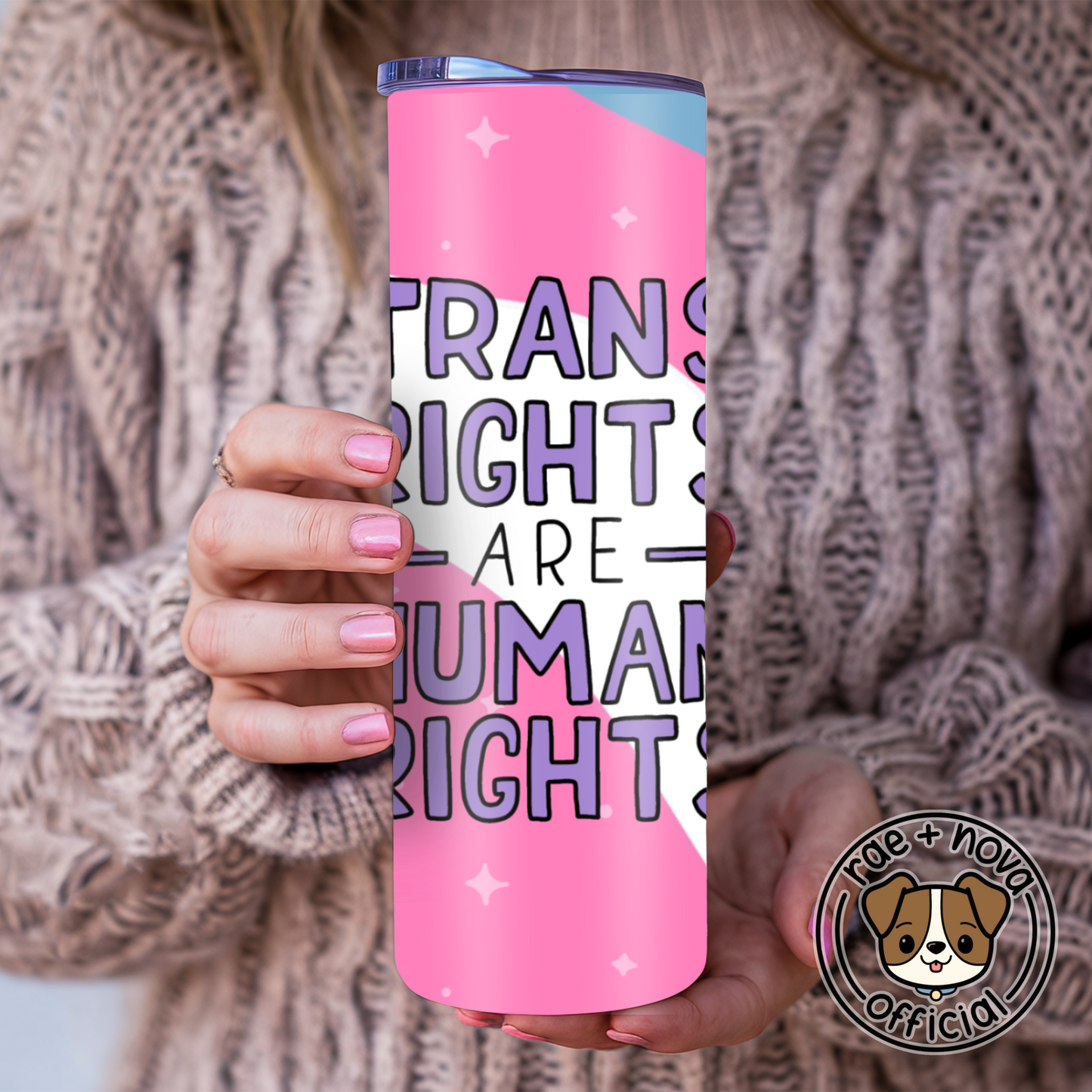Trans Rights Tumbler