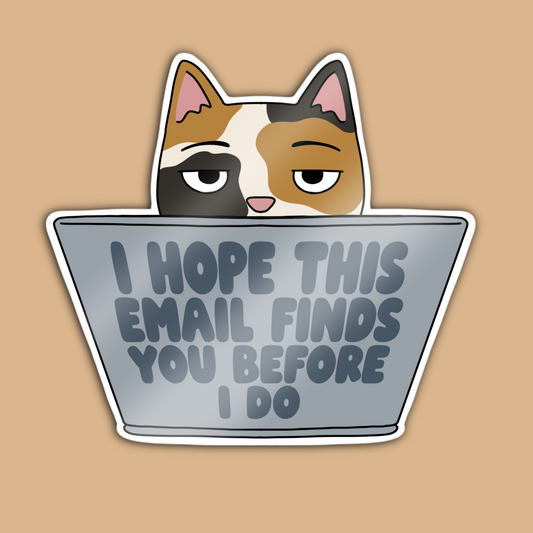 Corporate Cat Sticker