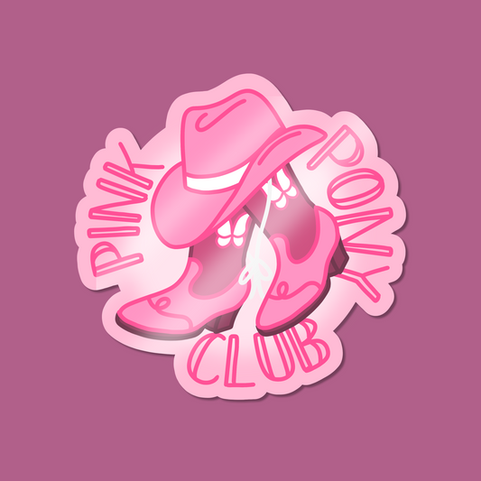 Pink Pony Club Sticker