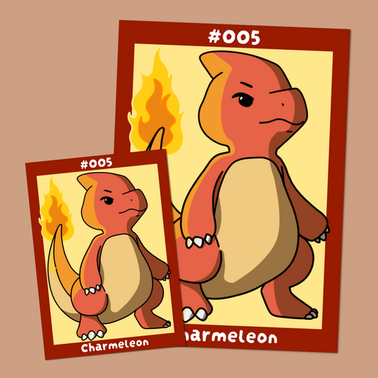 005 Charmeleon PokePal Print