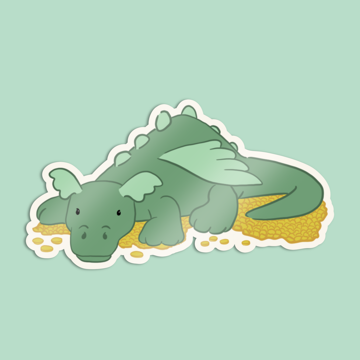 Treasure Dragon Sticker