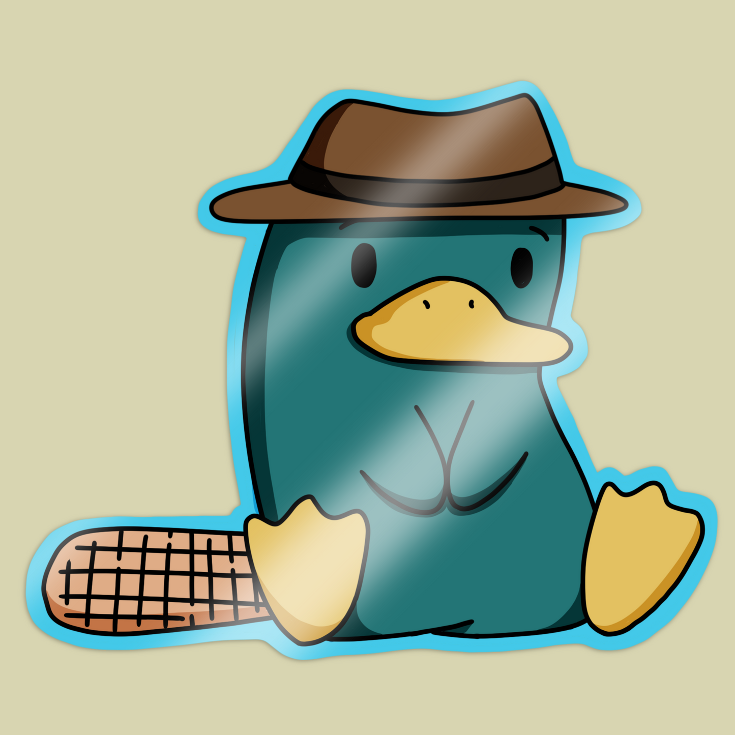 Perry The Platypus Sticker