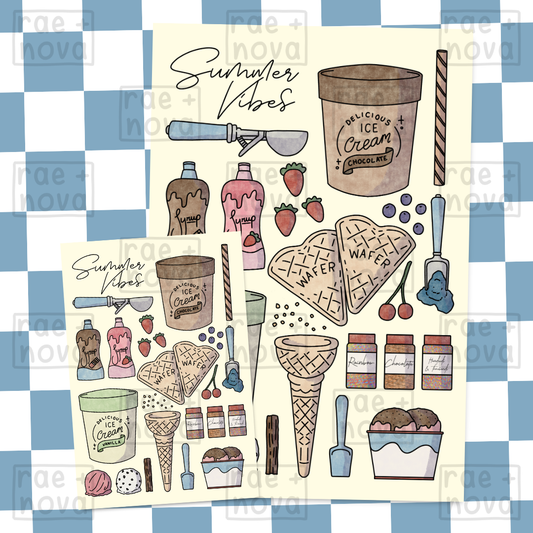 Ice-Cream Art Print