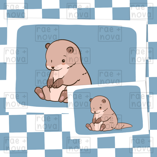 Otter Art Print