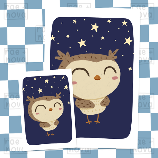 Night Owl Art Print