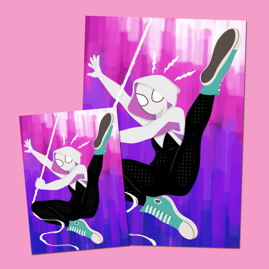 Ghost Spider Art Print