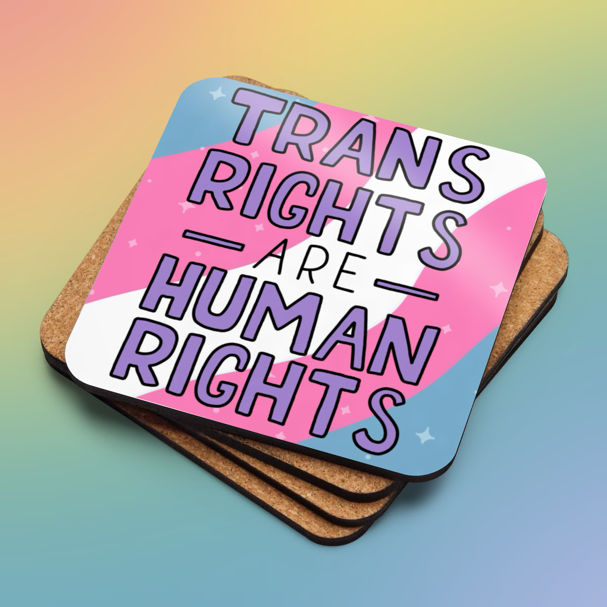 Trans Rights Are Human Rights Coasters