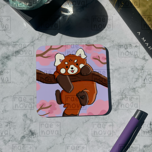 Red Panda Spring Coaster