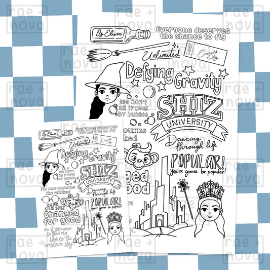 Wicked Doodle Print
