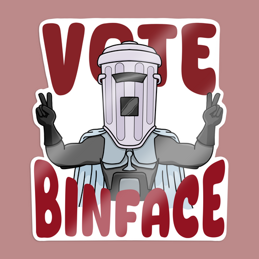 Vote Binface Sticker