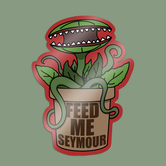 Feed Me Seymour Sticker