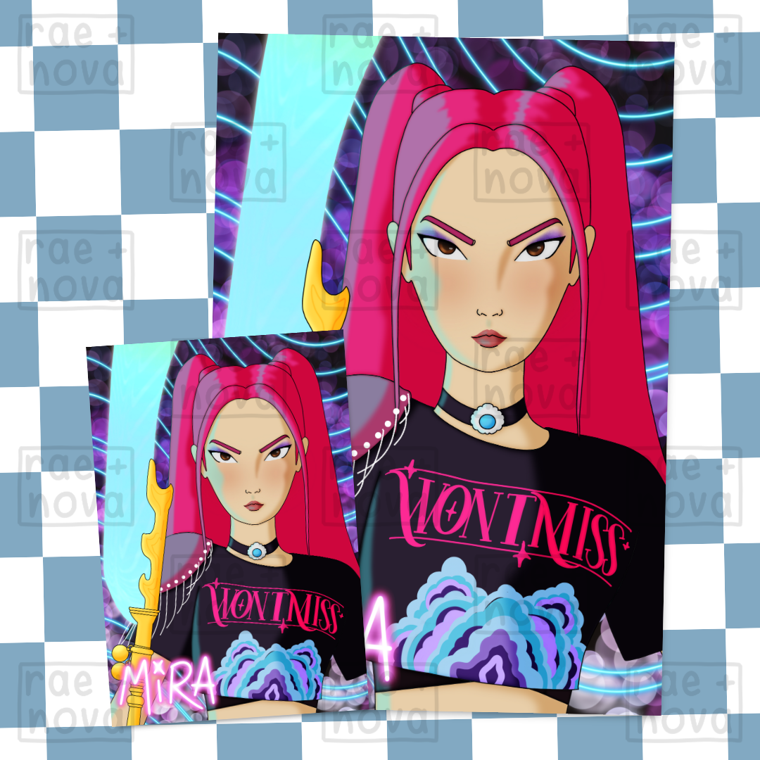 Mira Huntrix Print