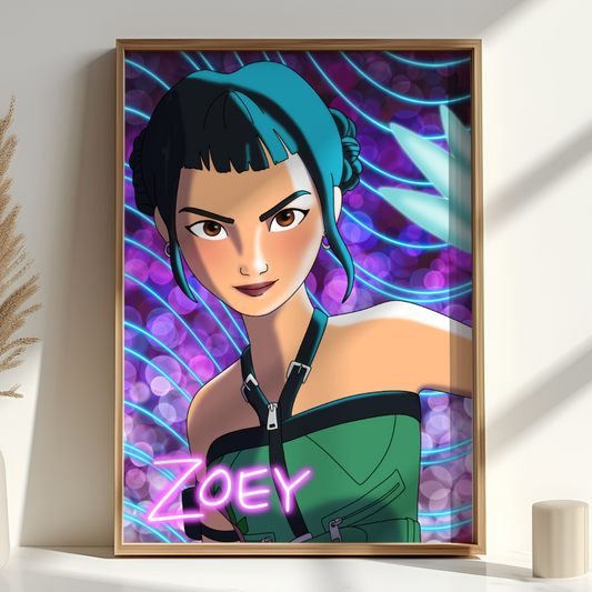 Zoey Huntrix Print