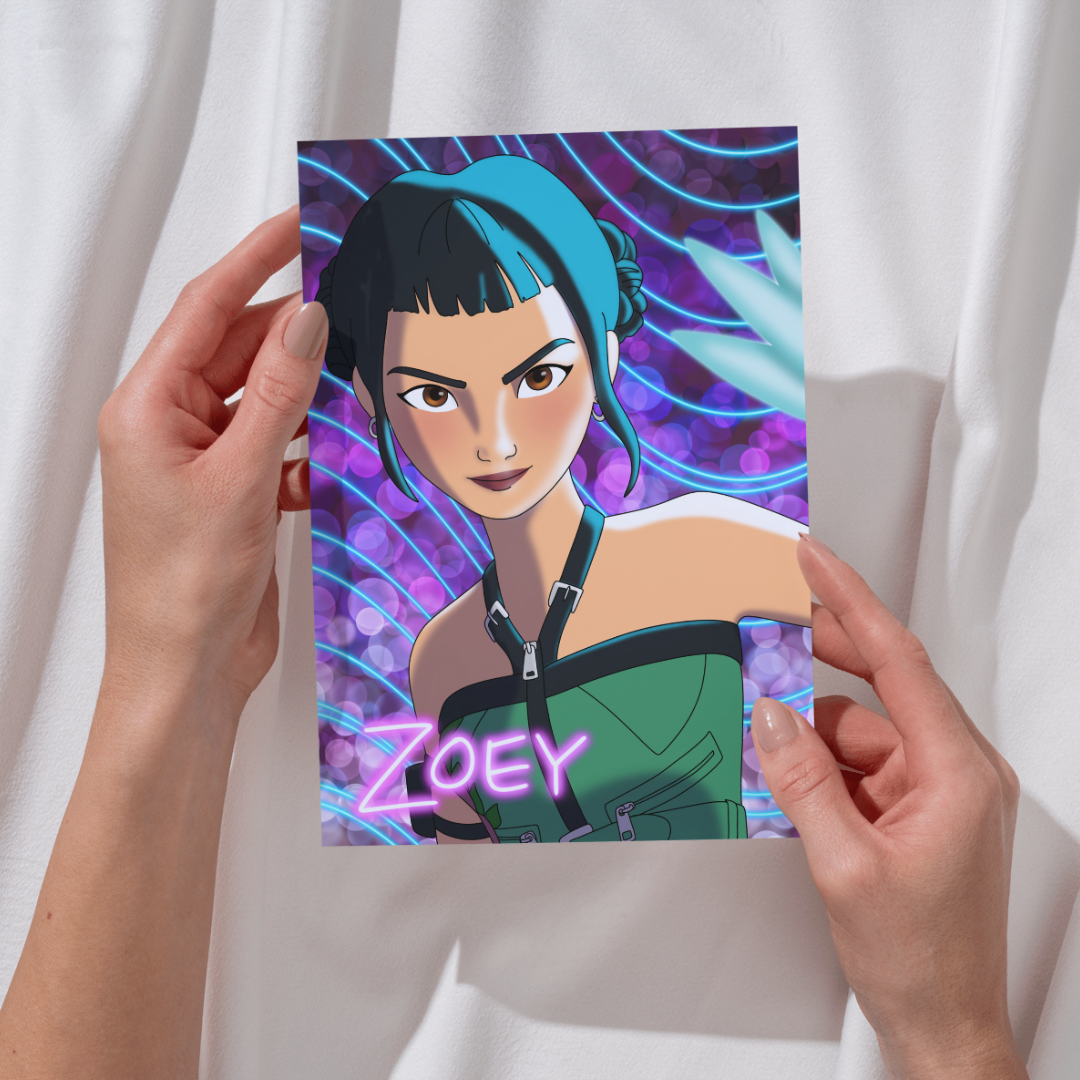 Zoey Huntrix Print