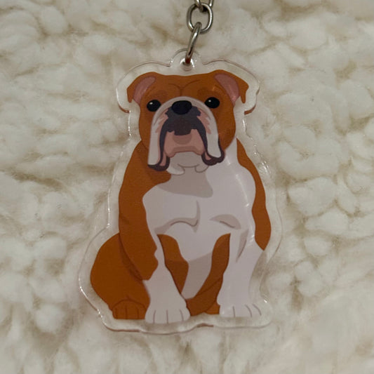 Bulldog Keyring