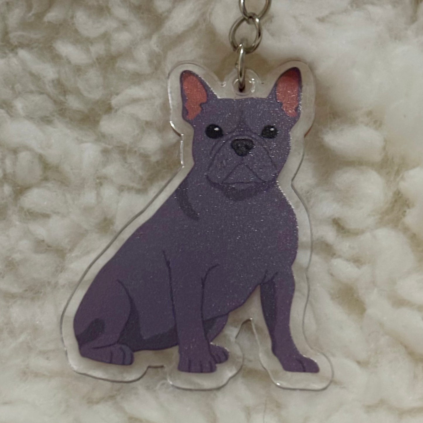 French Bulldog Keyring