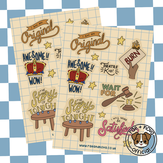 Hamilton Sticker Sheet