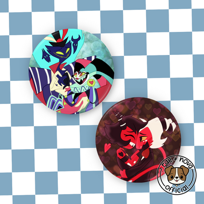 Helluva Boss Badge Collection