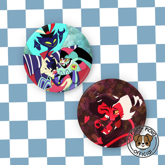 Helluva Boss Badge Collection