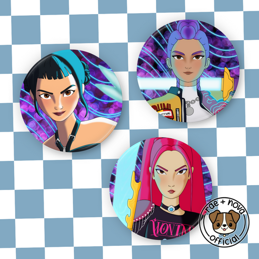 Huntrix Badge Collection