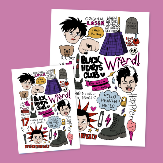 Yungblud Doodle Print